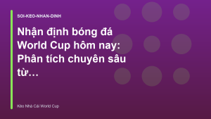 Read more about the article Nhận định bóng đá World Cup hôm nay: Phân tích chuyên sâu từ chuyên gia – Kèo Nhà Cái World Cup